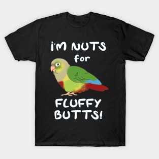 nuts for fluffy butts pineapple conure T-Shirt